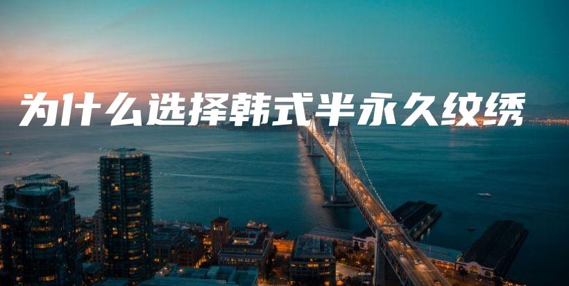 为什么选择韩式半永久纹绣插图