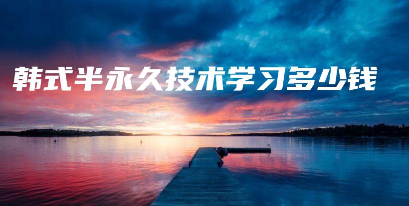 韩式半永久技术学习多少钱插图
