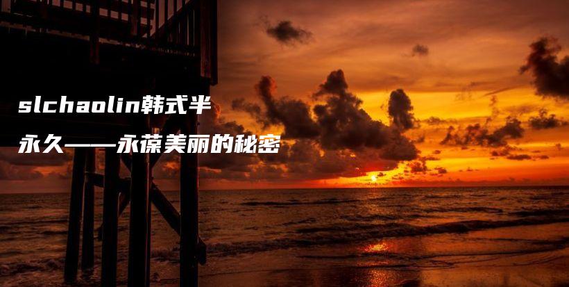 slchaolin韩式半永久——永葆美丽的秘密插图