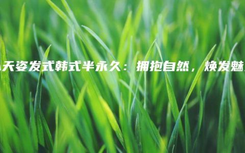 AA天姿发式韩式半永久：拥抱自然，焕发魅力