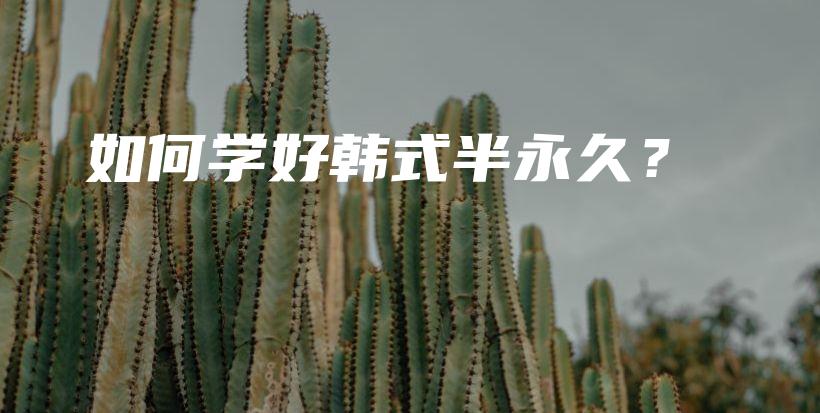 如何学好韩式半永久？插图