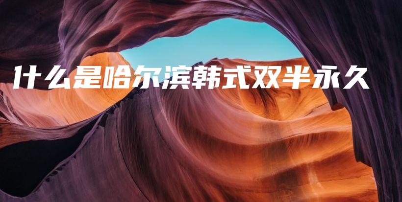 什么是哈尔滨韩式双半永久插图
